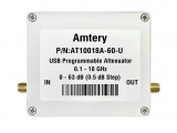 0.1 GHz – 18 GHz, 63 dB, 0.5 dB Step, insertion loss compensated USB control attenuator, AT10018A-60-U